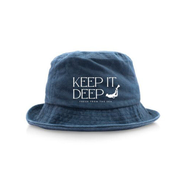 Bucket hat with Brim Hat with adjustable shock cord
